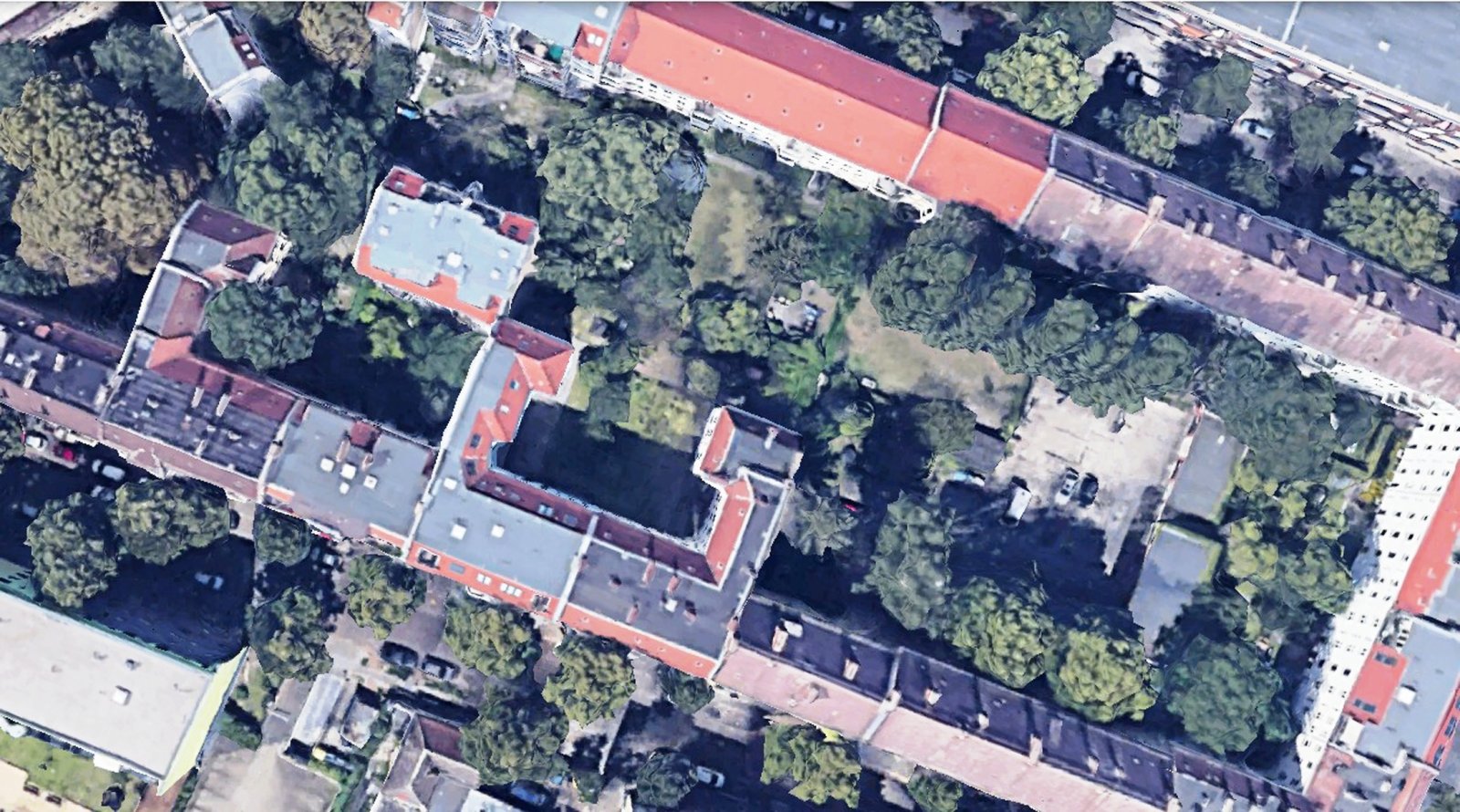 Leopoldstrasse, Luftbild