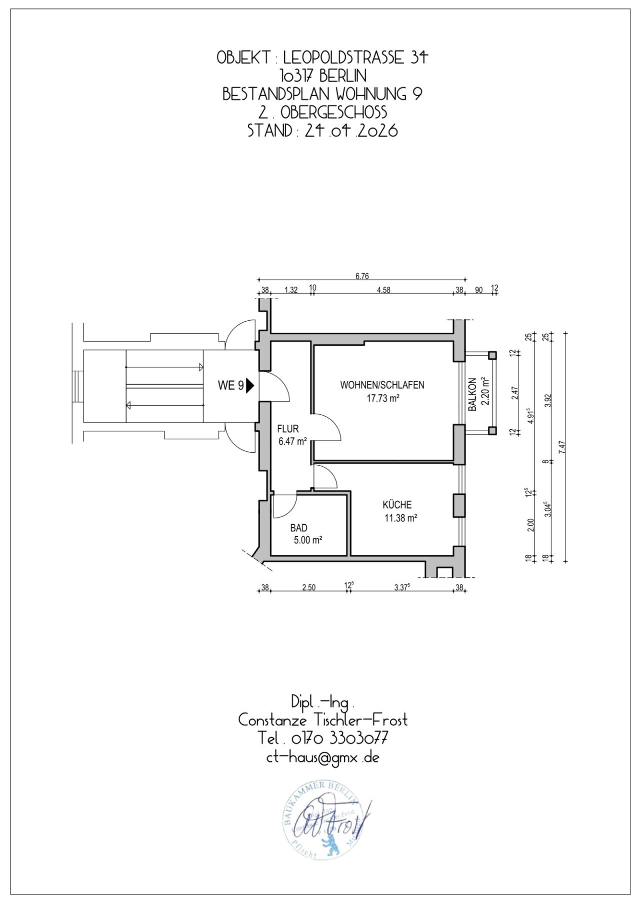 Grundriss-Leopoldstraße 34-WE 9 Page 1